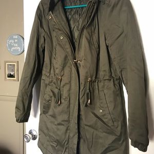 H&M 3/4 Length Army Jacket